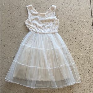 Lace and tulle dress